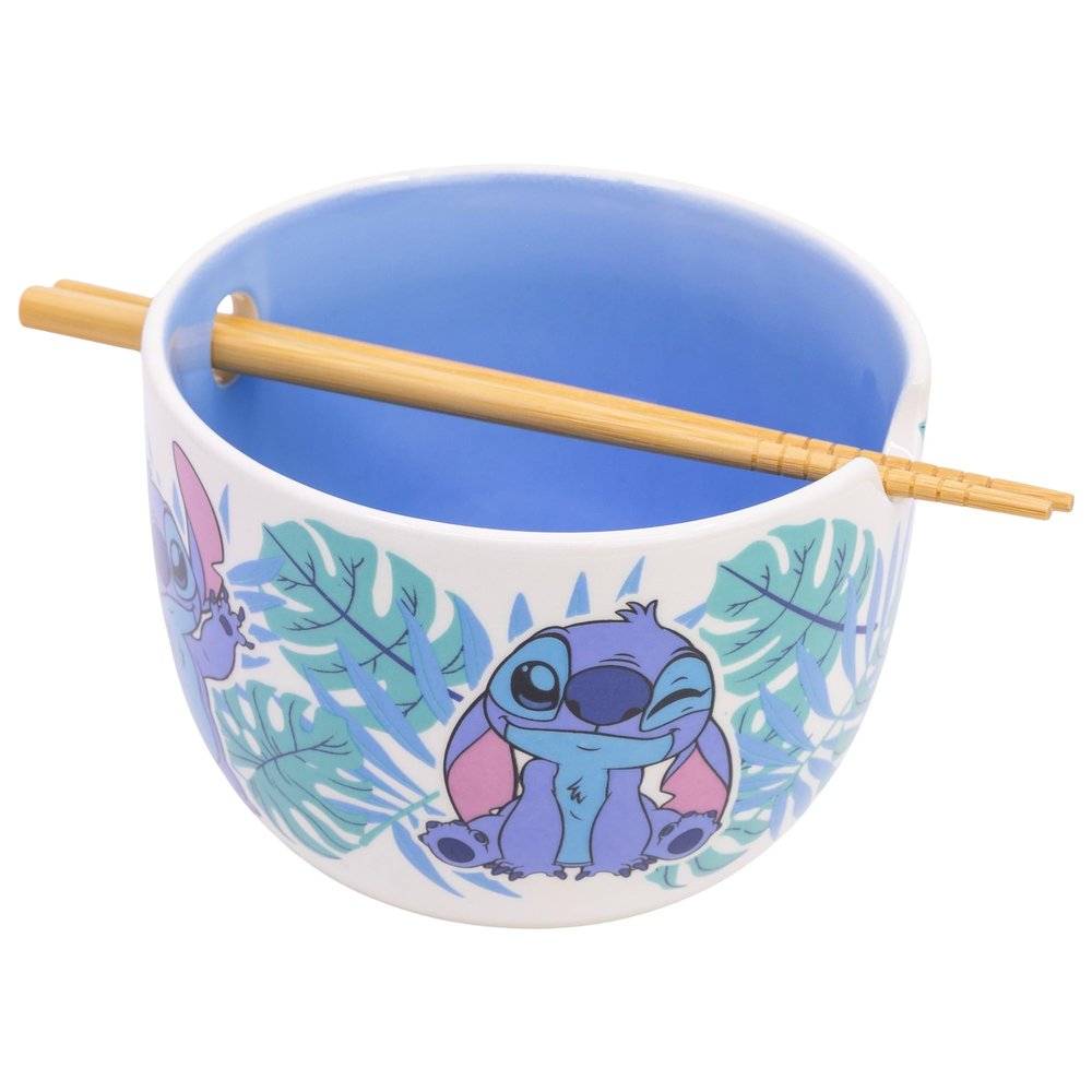 Stor STITCH ALOHA RAMEN BOWL WITH STICKS IN GIFT BOX