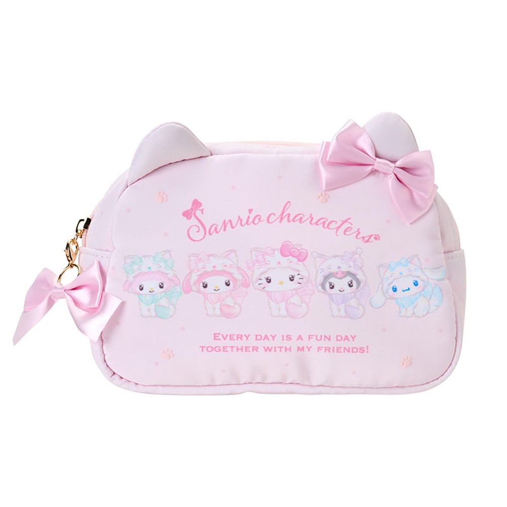Sanrio 685984 Pouch, Milky Kittens, Sanrio Characters, for Ages 3 and Up