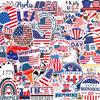 DETICKERS 4th of July Stickers 50 PCS Waterproof Independence Day Vinyl Stickers Patriotic Independence Day Gifts for Adults view 1