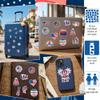 DETICKERS 4th of July Stickers 50 PCS Waterproof Independence Day Vinyl Stickers Patriotic Independence Day Gifts for Adults view 3