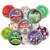 Crazy Aarons Mini Putty Tins Food Collection Take a Taco, Sushi, Avocado, Pistachio & Acai Bowl 5 Pack (.46 oz Each) Stretchy Sensory Fidget Toy Set Ages 3+ view 1