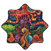 Mougee Mini Star Flow Star - 20" Diameter - Smaller Size for Smaller Hands and Easier Spinning (Trippy Terrain) view 2