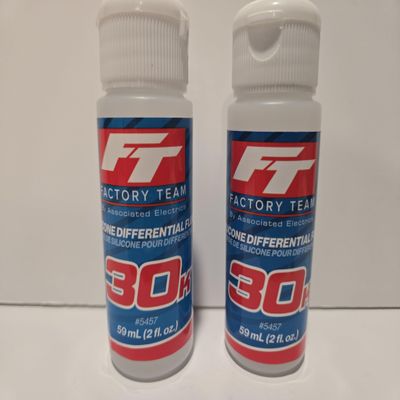 2 Pack Team Associated 30K 5457 Silicone Differential Diff Fluid Oil 30000 30,000 RC CAR Truck