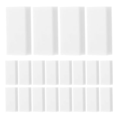 VANZACK 20pcs White Soft Pencil Erasers for Students Bulk Sketch Drawing Art Supplies Classroom Use