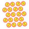 Abaodam 50pcs Sunflower Erasers for Mini Cute Pencil Erasers Bulk Classroom Supplies for School Rewards and Prizes view 1
