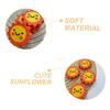 Abaodam 50pcs Sunflower Erasers for Mini Cute Pencil Erasers Bulk Classroom Supplies for School Rewards and Prizes view 3