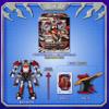 SSmall Metal Cardbot W BLOODWING Bat Ambulance Car Transforming Robot Car Toy view 3