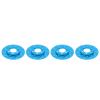 RC Brake Disc Aluminum Alloy Brake Caliper 4pcs Set High Performance Wear Resistant Rust Proof for 1/10 RC Crawler Car Axial SCX10 90046 2.2 Inch Wheel (Blue) view 1