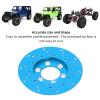 RC Brake Disc Aluminum Alloy Brake Caliper 4pcs Set High Performance Wear Resistant Rust Proof for 1/10 RC Crawler Car Axial SCX10 90046 2.2 Inch Wheel (Blue) view 3