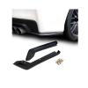 2 PCS ABS Rear Bumper Splitter Diffuser Canard Wrap Spoiler Side Fender Skirt Lip Canard Protector Compatible for Subaru WRX STI 2015 2016 view 2