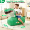 Large Inflatable Bouncy Dinosaur, Thick PVC Ride On Bouncer Animal Hopper Jumping Toys with Pump for Indoor Outdoor Play, Puncture-Resistant Bouncer for Kids Teens Ages 5+, 220 lbs(Dinosaur, 1 Pcs) view 2