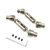 2 PCS Metal Front and Rear Drive Shaft for Remote Control Car Compatible with Henglong B36 B16 C14 C24 B24 MN MN99S(Silver) view 1