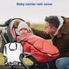 Abaodam Carrier Stroller Rain Cover Shield, Windproof Waterproof Pram Cover, Dustproof Protective Shield for Outdoor Travel view 4