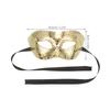 BESPORTBLE Glitter for Women, Handmade Gold Sequin Half Face Costume Mask, Reflective Party Mask for Halloween and Cosplay Events view 2
