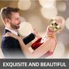 BESPORTBLE Glitter for Women, Handmade Gold Sequin Half Face Costume Mask, Reflective Party Mask for Halloween and Cosplay Events view 4