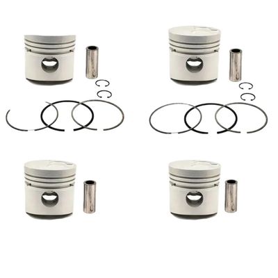 XCJYOPBZ 4 Sets Piston with Ring ME018283 Compatible with 4D36 Engine 104MM