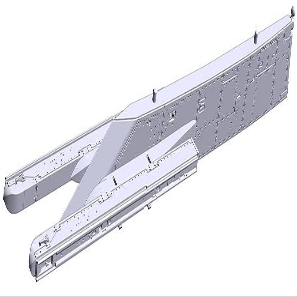Kopecky Scale Models 48004 1/48 F-15E Pylons and Rails LAU-128 for Smart AA Missiles for GWH