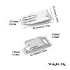 2pcs Stainless Steel Front and Rear Chassis Armor Protector for Arrma 1/18 Typhon Grom RC Car Upgrade Parts Accessories Remote-Controlled car Parts view 2