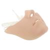 ARTIBETTER Mechanical Half Face Mask for Men, Lightweight Cosplay, Skin Tone Party Accessory for Halloween, Costume Ball, and Photography view 1