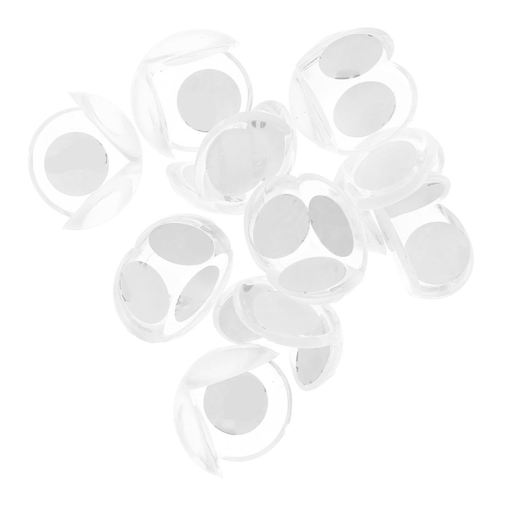 GETAJGHSD 10pcs PVC Corner Protectors for Furniture and Tables, Soft Impact-Resistant Edge Guards, Safety Bumpers for Home and Proofing