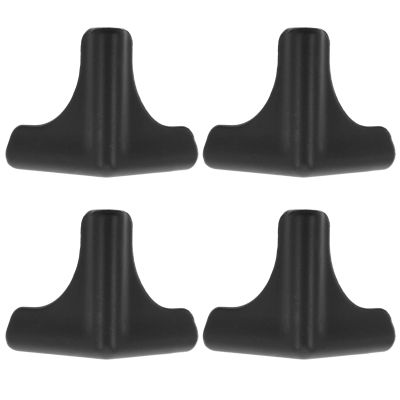 TIDTALEO 4pcs Silicone Corner Table Protectors Edge Wall Corner Guards Range Hood Sharp Edge Bumper for Kitchen Furniture Safety in Home and Office