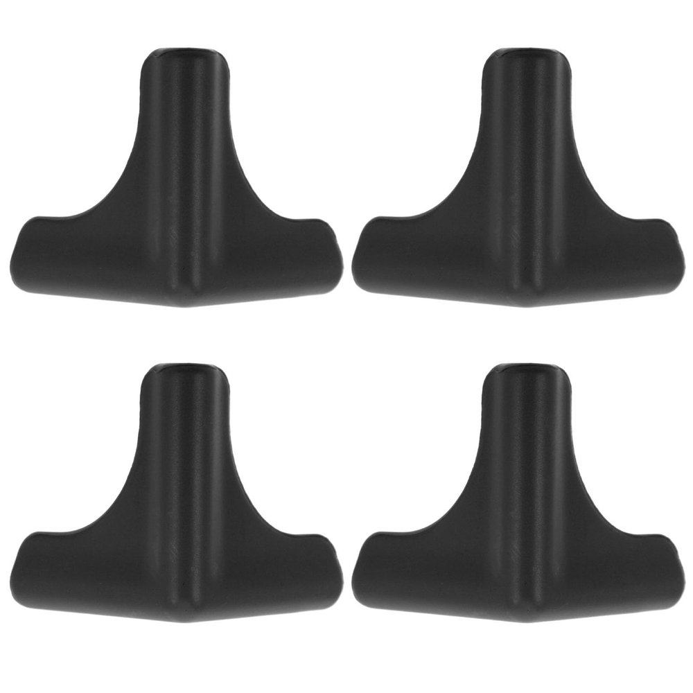 TIDTALEO 4pcs Silicone Corner Table Protectors Edge Wall Corner Guards Range Hood Sharp Edge Bumper for Kitchen Furniture Safety in Home and Office