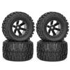 1/10 Scale RC Wheels and Tires Set - 2.8" Truck Tires with 12mm Hex Hubs for Traxxas, Arrma, Redcat Volcano Remote-Controlled car Parts(4pcs) view 1