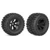 1/10 Scale RC Wheels and Tires Set - 2.8" Truck Tires with 12mm Hex Hubs for Traxxas, Arrma, Redcat Volcano Remote-Controlled car Parts(4pcs) view 2