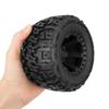 1/10 Scale RC Wheels and Tires Set - 2.8" Truck Tires with 12mm Hex Hubs for Traxxas, Arrma, Redcat Volcano Remote-Controlled car Parts(4pcs) view 3