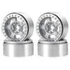 1.9inch Beadlock Wheel Rim Hub for 1/10 RC Crawler Car Axial SCX10 CC01 F350 D90 90034 TRX4 TRX6 Upgrade Parts Remote-Controlled car Parts(Titanium) view 1