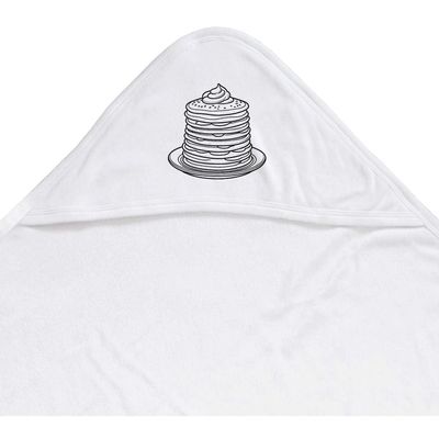 Azeeda 'Pancake Stack' Baby Hooded Towel (HT00041687)