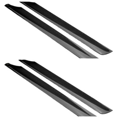 XpmEQQeve 2 Pairs 325mm Carbon Fiber Main Rotor for RC 450 Helicopter Compatible Models