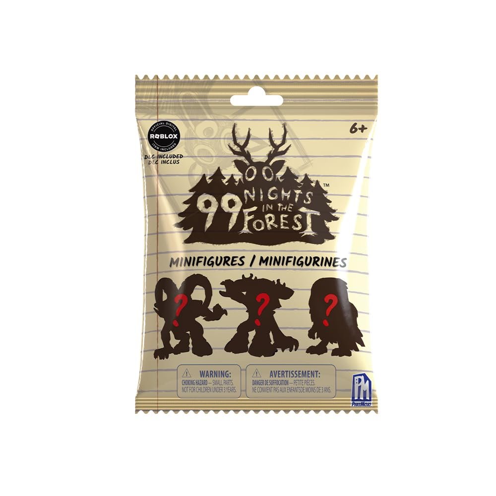 99 Nights in the Forest - Blind Bag Minifigures - Series 1 - Includes DLC Codes Redeemable on Roblox - Officially Licensed Mystery Collectible Figures by PhatMojo