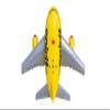 Daron Spirit Airlines Pullback Airplane Toy with Lights & Sounds view 3