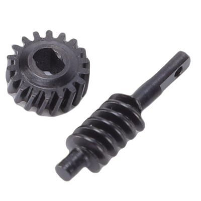 SPYMINNPOO Steel Front Rear Gear Set, Specifically Designed for SCX30 1/30 RC Crawler Car Upgrade, with Reduced Vibration Noise and Enhanced Strength, Compatible with 2T 18T Tooth Count