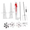 Aircraft Windmill Weather Vane Wind Spinner Handcrafted Wrought Iron Garden Decoration Outdoor Airplane Sculpture for Patio Lawn Yard view 1
