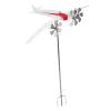 Aircraft Windmill Weather Vane Wind Spinner Handcrafted Wrought Iron Garden Decoration Outdoor Airplane Sculpture for Patio Lawn Yard view 2