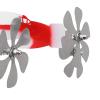 Aircraft Windmill Weather Vane Wind Spinner Handcrafted Wrought Iron Garden Decoration Outdoor Airplane Sculpture for Patio Lawn Yard view 3
