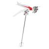 Aircraft Windmill Weather Vane Wind Spinner Handcrafted Wrought Iron Garden Decoration Outdoor Airplane Sculpture for Patio Lawn Yard view 4