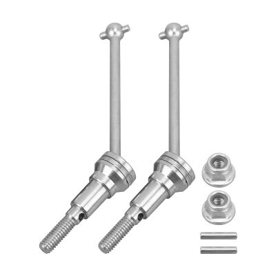 Mtlavishness RC Front Drive Shaft Aluminium Alloy High Strength RC Driving Shaft for 16889A 16889 S1601 S1602 1 16 Scale RC Cars Enhanced Durability Easy Installation RC Vehicle