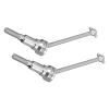 Mtlavishness RC Front Drive Shaft Aluminium Alloy High Strength RC Driving Shaft for 16889A 16889 S1601 S1602 1 16 Scale RC Cars Enhanced Durability Easy Installation RC Vehicle view 2