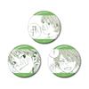 April Hana No Lie Watana Ryota Cartoon Comic Glitter Tin Badge Set of 3 view 1