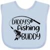 inktastic Daddy's Fishing Buddy Baby Bib Light Blue 484f2 view 1