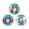 Certain Science Super Electromagnetic Guns T Saten Tears Scene Photo Tin Badge Set of 3 view 1