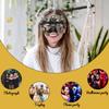 Abaodam Halloween Warrior Half Face Mask for Men Roman Greek Style Black Gold for Halloween Party Carnival Cosplay view 4