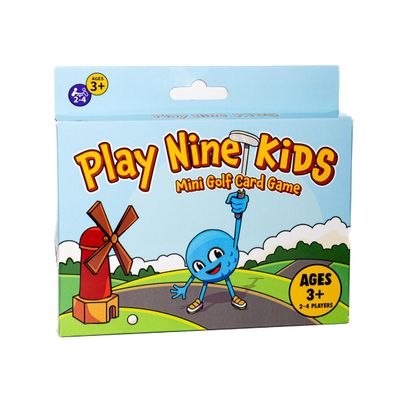 Play Nine Kids: Mini Golf Card Game Learn and Match Numbers, Fun Math & Strategy Skills for Kids - Family Board Game Easy to Learn, Educational Number Matching 2-4 Players, Ages 3+
