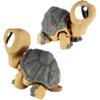 PowerTRC 3D Printed Articulated Tortoise Fidget Toy 3 Pack Flexible Cute Animal Desk Decor, Adult Fidget Collectible 3D Printed in USA view 4