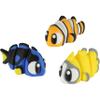 PowerTRC 3D Printed Articulated Tropical Fish Fidget Toy 3 Pack Flexible Cute Animal Desk Decor, Adult Fidget Collectible 3D Printed in USA view 1