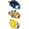PowerTRC 3D Printed Articulated Tropical Fish Fidget Toy 3 Pack Flexible Cute Animal Desk Decor, Adult Fidget Collectible 3D Printed in USA view 4