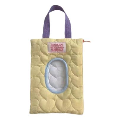 Diaper Wipe Holder, Portable Kids Care Accessory, Travel Quilted Diaper Dispenser Pouch with Double-Layer Design, Convenient Wipe Bag for Daily Commuting Camping Bathroom Stroller Car Travel